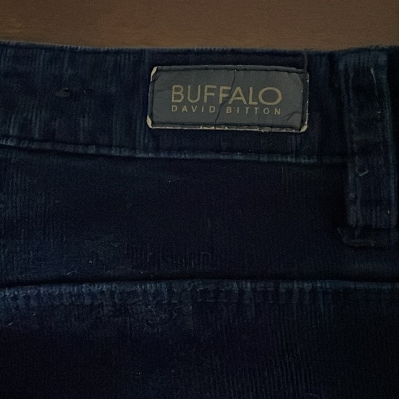 Women’s size 12/32 buffalo supreme midrise skinny stretch darkblue corduroy pant - Picture 10 of 12